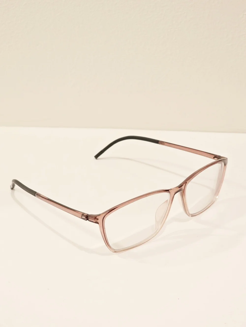 Auth Silhouette SPX 1560 6060 Translucent Rose Brown Gradient Eyeglasses Frames